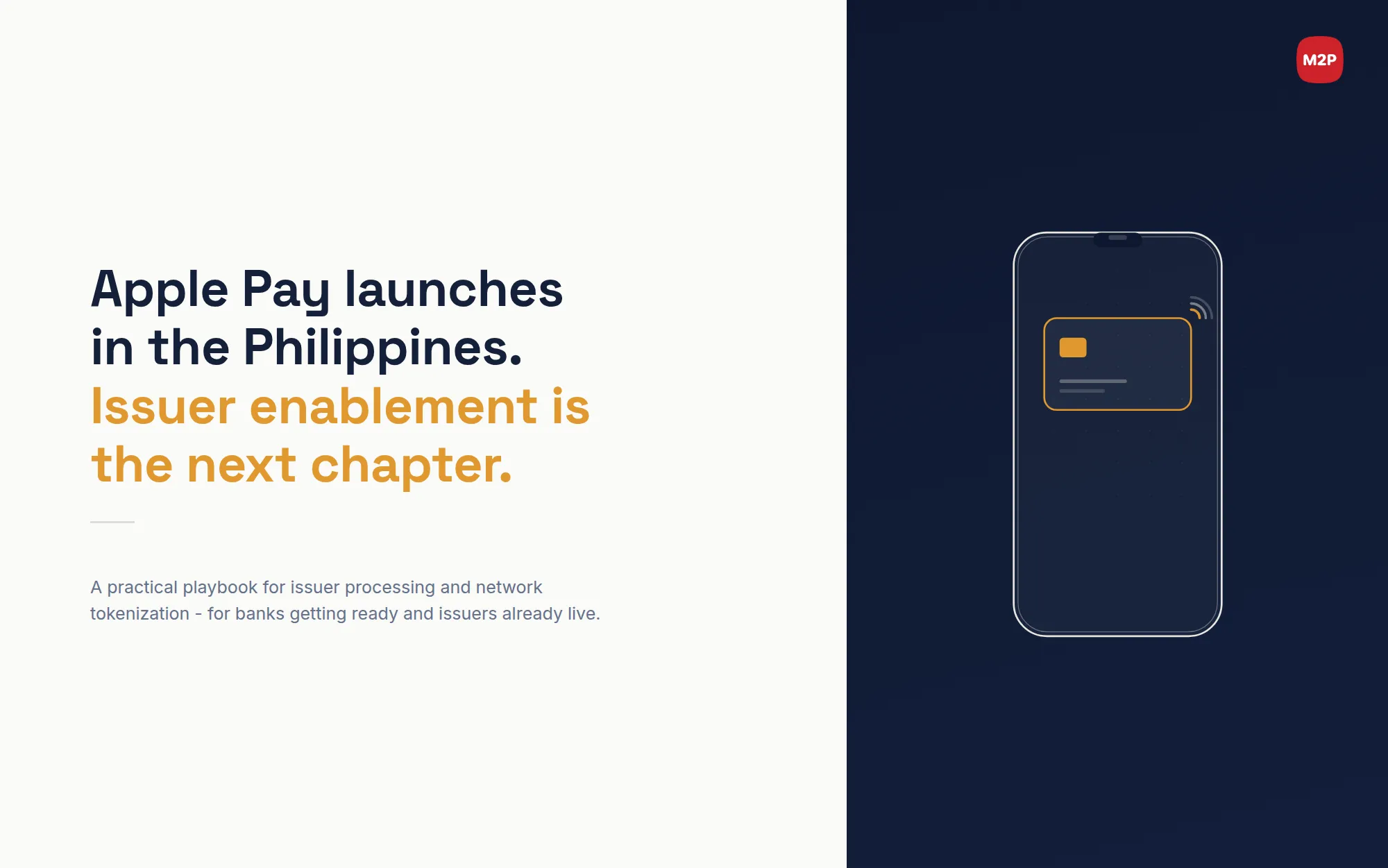 Apple Pay Is Live in the Philippines. Here's What Issuers Need to Do Next.