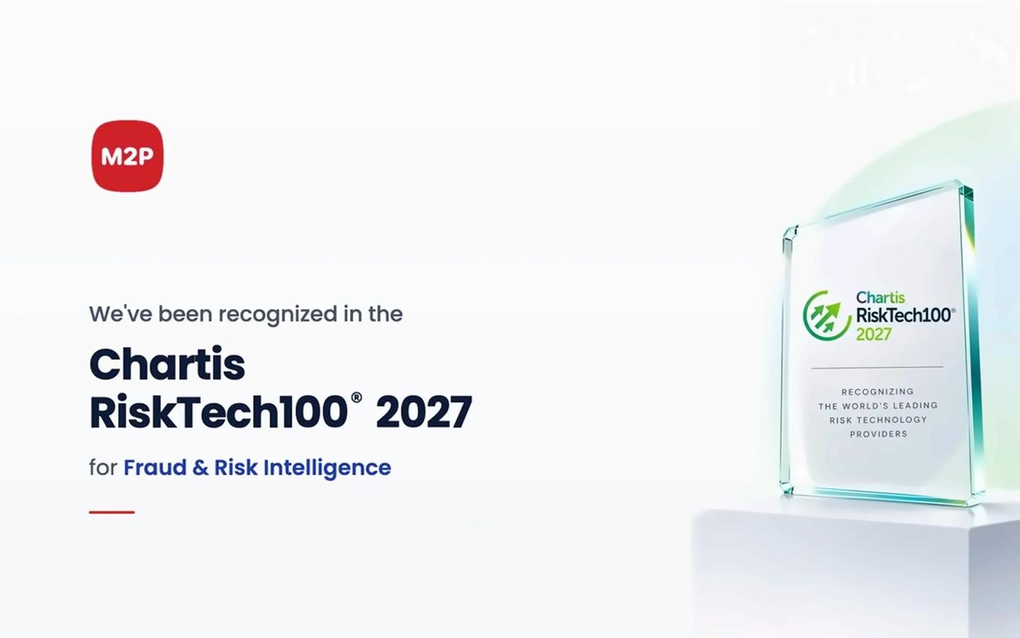 M2P Named Among the World’s Leading Risk Technology Providers in Chartis RiskTech100® 2027